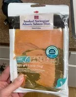 Mängden socker i Smoked norwegian atlantic salmon slices