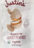 Mängden socker i Almond butter covered almonds