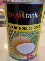 Mängden socker i Lait de noix de coco