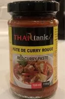 Mängden socker i Pâte de curry rouge