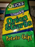 Mängden socker i glicks  crunchy onion and garlic flavor