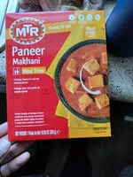Mängden socker i MTR Paneer Makhni