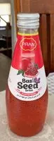 Mängden socker i Basil Seed Drink Pomegranate