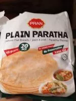 Mängden socker i Plain paratha