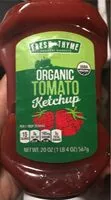 Mängden socker i Organic tomato ketchup