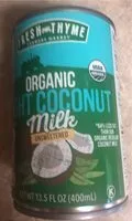 Mängden socker i Organic light coconut milk