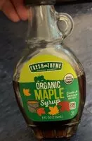 Mängden socker i Organic maple syrup