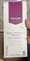 Mängden socker i Happy Birthday Truffle Milk Chocolate