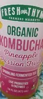 Mängden socker i Organic pineaple passion fruit Kombucha