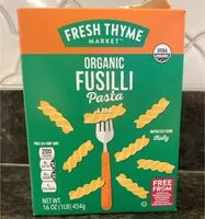 Mängden socker i Organic Fusilli Pasta