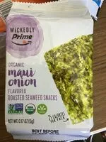 Mängden socker i Maui onion roasted seaweed snack