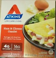 Mängden socker i Ham & Cheese Omelet