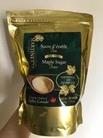 Mängden socker i Sucre d'érable