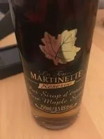 Mängden socker i Sirop d’etable