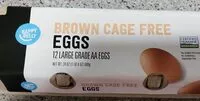 Mängden socker i Brown Cage Free Eggs