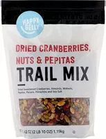 Mängden socker i Dried Cranberries, Nuts & Pepitas Trail MIx