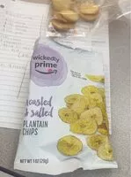 Mängden socker i Roasted and salted plantain chips