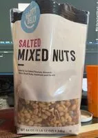 Mängden socker i Salted Mixed Nuts