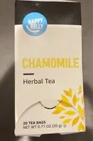 Mängden socker i Chamomile Herbal Tea