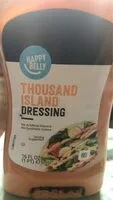 Mängden socker i Thousand Island Dressing