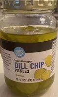 Mängden socker i hamburger dill chip pickles