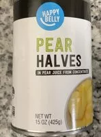 Mängden socker i Pear halves