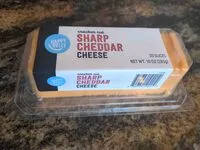 Mängden socker i Cracker Cut Sharp Cheddar Cheese