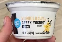 Mängden socker i Vanilla Nonfat Greek Yogurt
