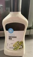 Mängden socker i Ranch Dressing