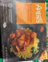 Mängden socker i Butter chicken with basmati rice