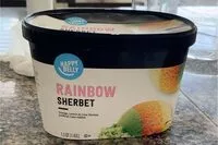 Mängden socker i Rainbow Sherbet