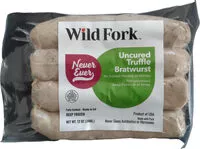 Mängden socker i Uncured Truffle Bratwurst