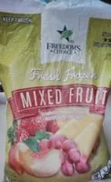Mängden socker i Fresh frozen mixed fruit