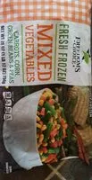 Mängden socker i Fresh Frozen Mixed Vegetables