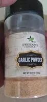 Mängden socker i Garlic powder