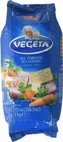 Mängden socker i Vegeta gourmet seasoning and soup mix