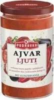 Mängden socker i Ajvar hot red pepper spread