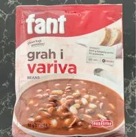 Mängden socker i Fant za grah i variva