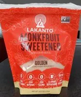 Mängden socker i Monkfruit Sweetener Golden