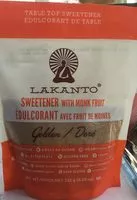 Mängden socker i Edulcorant avec fruit de moines