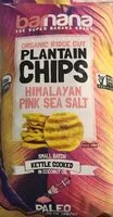 Mängden socker i Organic Ridge Cut Plantain Chips