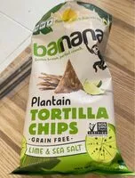 Mängden socker i Plantain tortilla chips