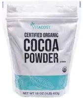 Mängden socker i Organic Cocoa Powder