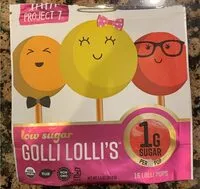Mängden socker i Golli Lolli’s