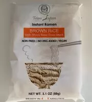 Mängden socker i Instant Ramen Brown Rice