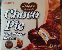 Mängden socker i Lotte Choco Pie black sugar milk tea