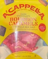 Mängden socker i Dark Chocolate Bourbon Caramels with Vanilla Sea Salt