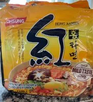 Mängden socker i Hong Ramen Noodle Soup