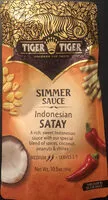 Mängden socker i Indonesian Satay Simmer Sauce