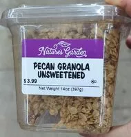 Mängden socker i Pecan granola unsweetened